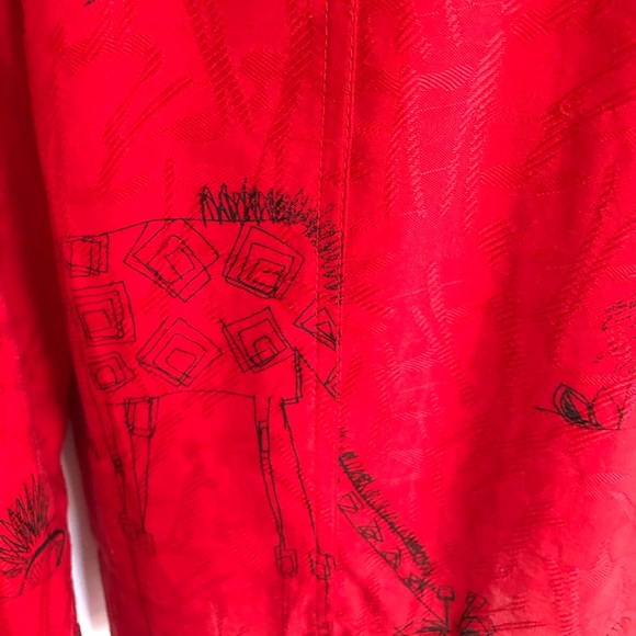 Chico’s Red Blouse - Picture 3 of 5